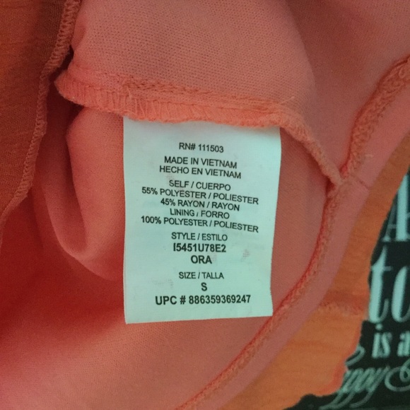 Lily Rose CORAL Peplum Blouse Size Small - Picture 3 of 16